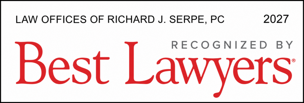 Law Offices of Richard J. Serpe, PC recognized by Best Lawyers 2027